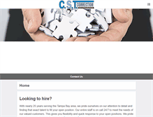 Tablet Screenshot of cstconnection.com